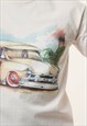 GRAPHIC PRINT SURF COTTON 90S VINTAGE T-SHIRT 18041