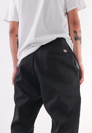 VINTAGE DICKIES PANTS TROUSERS 90S BLACK