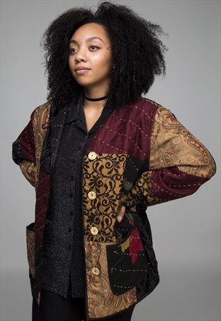 INDIGO MONSOON PATCHWORK JACKET