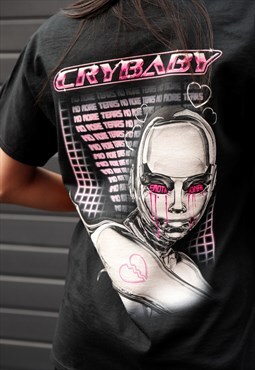 Cry Baby Graphic Printed T shirt