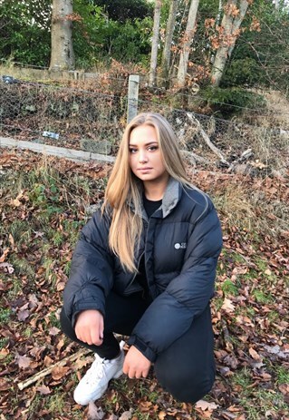 VINTAGE CIESSE PIUMINI UNISEX PUFFER JACKET BLACK