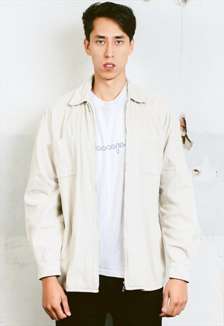 VINTAGE 90S CORDUROY JACKET SHIRT