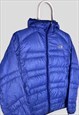 VINTAGE BLUE THE NORTH FACE PUFFER JACKET WOMEN'S SMALL