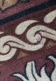 LIBERTY OF LONDON SCARF VINTAGE BROWN BLACK FLORAL FINE WOOL