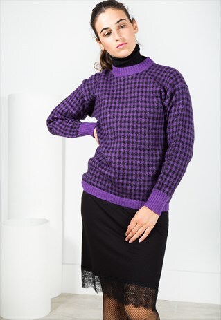 ON SALE VINTAGE 80S CLASSIC KNITWEAR JUMPER / S0126