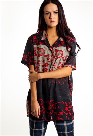 VINTAGE PATTERNED BLOUSE ACBL78