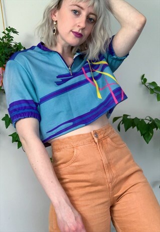 QUIRKY RETRO 90S VINTAGE REWORKED SPORTS TOP