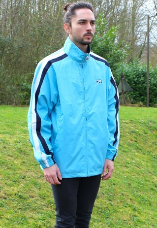VINTAGE 90S FILA ZIP JACKET COAT - LARGE - RARE FESTIVAL