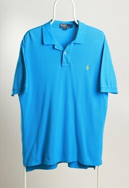 Vintage Polo Ralph Lauren Polo Shirt Logo Blue