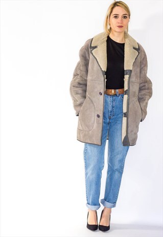 VINTAGE SUEDE / FESTIVAL NIGHT SHEARLING COAT