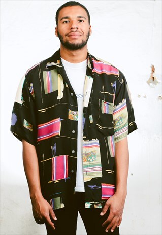 VINTAGE 90S PATTERN SHIRT
