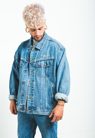 VINTAGE 80S ORIGINAL LEE BASIC DENIM JACKET/ S6736
