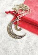 Statement Moon Celestial Silhouette Necklace