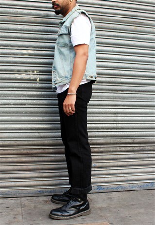 VINTAGE BLACK WRANGLER JEANS