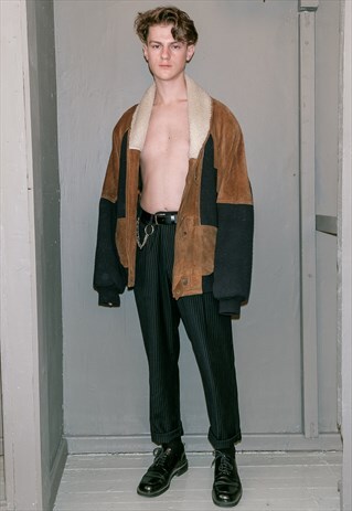 VINTAGE SUEDE WOOL JACKET