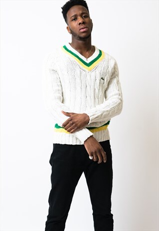 VINTAGE IZOD LACOSTE CRICKET JUMPER