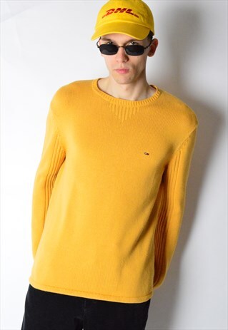 MUSTARD YELLOW TOMMY HILFIGER JUMPER