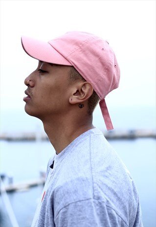 ROSE ABOVE STRAPBACK SALMON DAD CAP