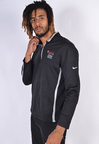 VINTAGE NIKE 1/4 ZIP SWEATSHIRT BLACK