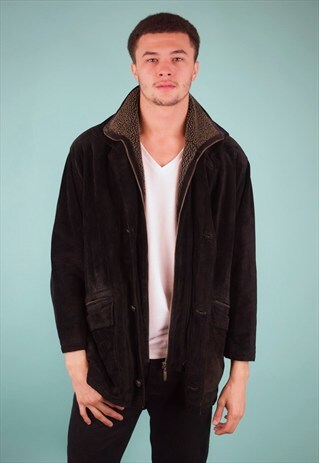 VINTAGE 90'S SHEARLING COAT