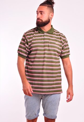 VINTAGE NIKE STRIPED 90S RETO POLO SHIRT