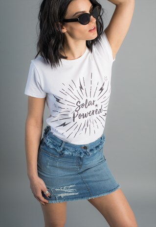 MOJAVE ECO-FRIENDLY T-SHIRT WITH SOLAR POWERED PRINT