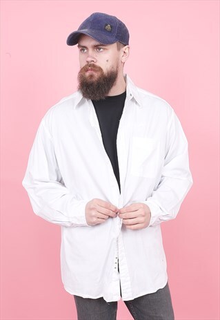 VINTAGE WHITE TOMMY HILFIGER SHIRT /R8299