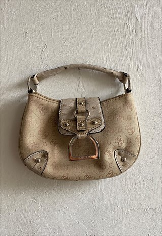 VINTAGE Y2K GUESS MINI BAG MONOGRAM 00S