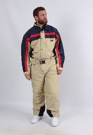 VINTAGE SPORTWAY FULL SKI SUIT SNOW UK L 42 - 44" (5CH)