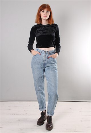 VINTAGE 90S LEVI'S HIGH WAISTED STONEWASH MOM JEANS