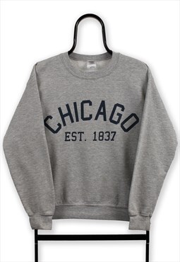 Vintage Grey Chicago Sweatshirt