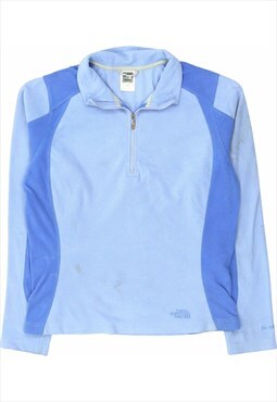 The North Face 90's Quarter Zip Fleece Sweatshirt Medium Blu