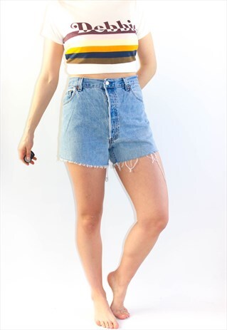 VINTAGE 90'S 501 BUTTON FLY LEVI SHORTS