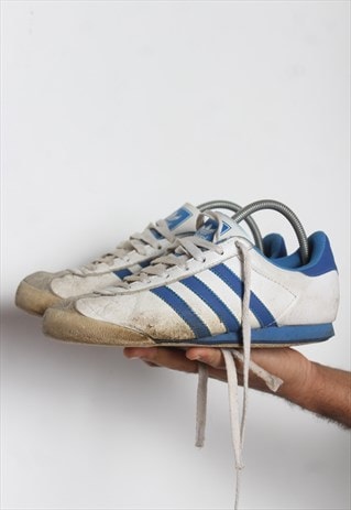 Vintage Adidas Distressed Trainers White