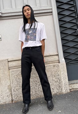Vijntage 70s Levi's Pants Sta Prest rare Trousers black