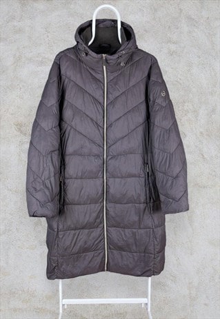Michael Kors Brown Puffer Parka Jacket Women's XL