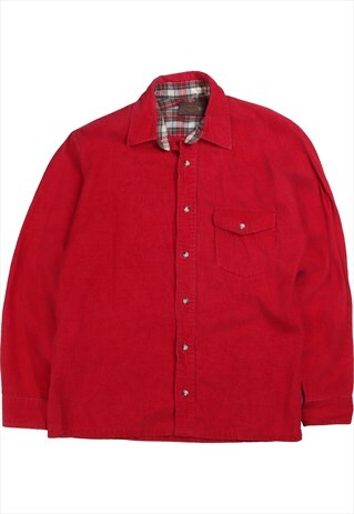 Vintage  Currier & Branch Shirt Corduroy Long Sleeve Button