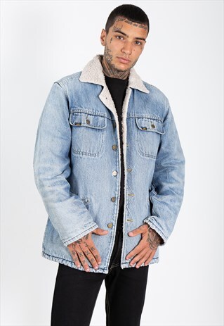 VINTAGE 80S ORIGINAL LEE SHEEPSKIN COAT / S8542