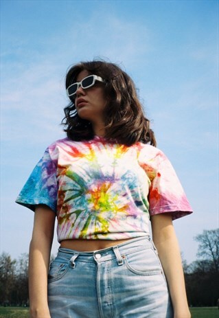TIE DYE MULTICOLOR RAINBOW T-SHIRT