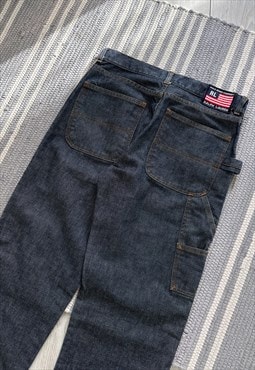 Vintage Polo Jeans Ralph Lauren Double Knee Denim Pants