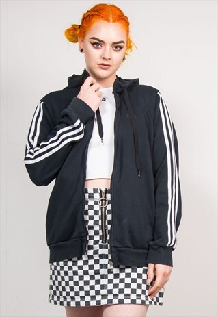 VINTAGE 90'S HOODED ADIDAS TRACKSUIT JACKET TOP