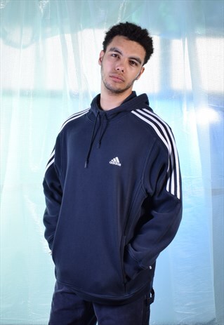 VINTAGE ADIDAS NAVY HOODIE