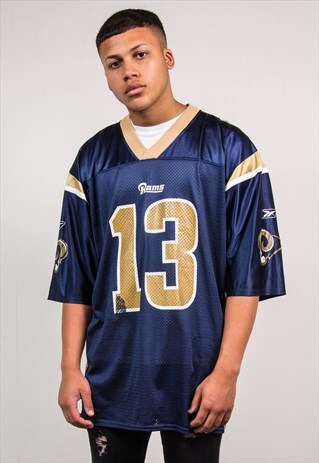 NFL JERSEY LA RAMS AMERICAN FOOTBALL SHIRT