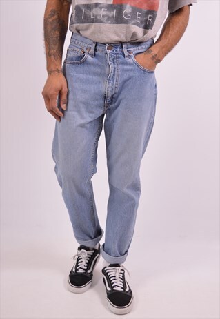 LEVI'S MENS VINTAGE JEANS W34 L28 BLUE 90S