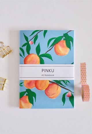 PEACH A5 NOTEBOOK