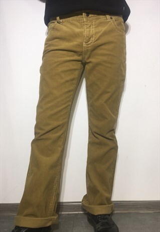 VINTAGE 90' OLDSCHOOL COOL BEIGE TROUSERS