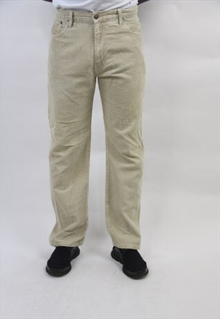 VINTAGE LEVI'S 90'S BEIGE CORD JEANS