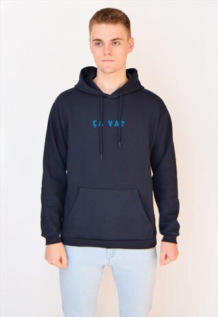 NAVY CA VA? (BLUE) HOODIE