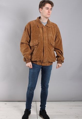 VINTAGE FAUX SUEDE JACKET