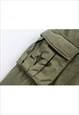 UTILITY DENIM JACKET MILITARY BOMBER CARGO POCKET PUNK COAT